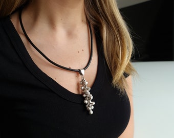 Hanging Beaded Pendant, Gothic pendant craft, Indian necklace pendant, Bohemian pendant for her, Jewelry supplies, Necklace craft PB84