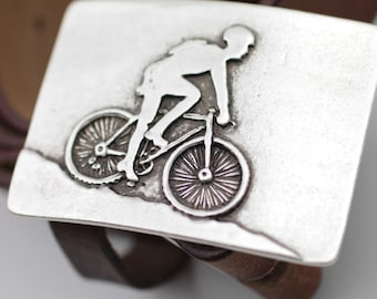 Cyclist Belt Buckle, Rider Belt Buckle, Bicycle Belt Buckle, Sports Belt Buckle, Casual Belt Buckle, Silver Belt Buckle, Belt Snap, GSB267as