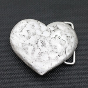 Heart Belt Buckle, Vintage Silver Belt Buckle, Metal Belt Buckle, Boho Belt Buckle, Adjustable Belt Buckle, Belt Fastener Belt Strap, GSB195