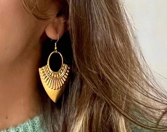 Dainty Gold Dangle Earrings, Everyday Gold Earrings Gift, Jewelry for Women, Gift for Her, Gift for Mom, Wedding or Party Jewelry, Christmas