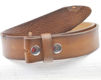 4cm Brown Leather Belt, Classic Brown Casual HANDMADE 100% FULL Leather Belt Made in Germany. Gift for men, Gift for boyfriend, Mens Gift