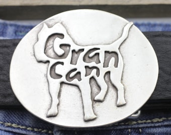 Dog Belt Buckle, Gran Canaria Belt Buckle, Animal Belt Buckle, Dog Belt Accessory, Doglover Gift, Unisex Custom Leather Belt Buckle,GSB311as