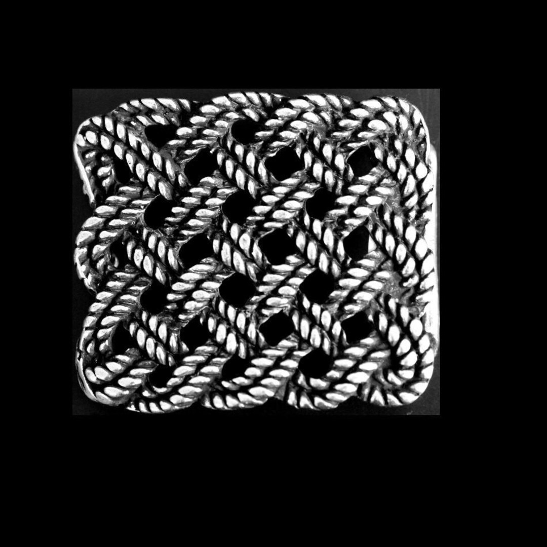 Sailor Knot Belt Buckle Square Belt Buckle Silver Belt Etsy