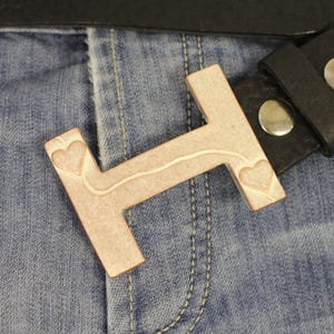Fivela de cinto Love, fivela de cinto H Letter, fivela de cinto Rose Letter, broche de cinto unissex Heart, fivela de cinto Heart, broche de cinto Heart, GSB272rp