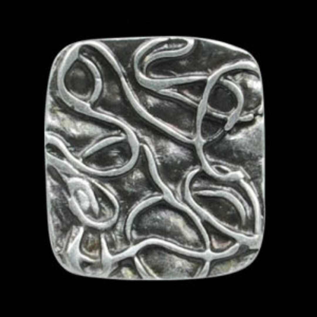 Adjustable size 925 Sterling Silver pretty Crystal square