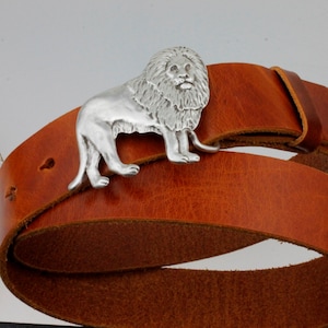 Lion Belt Buckle, Animal Belt Buckle, Gift For Leo Zodiac Sign, Buckle For Leather Belt, Lion Accessories, Unisex Belt Buckle, GSB317as
