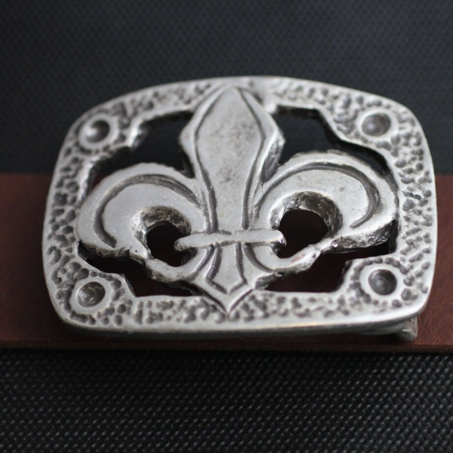Fleur De Lys Belt - Etsy display picture 1