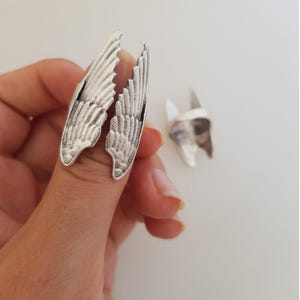 Silver Angel Ring, Angel Wings Ring, Silver Wings Ring, Adjustable Wings Ring,Boho Ring, Celtic Wings Ring, Angel Ring, Chirstmas Gift, R170 image 12