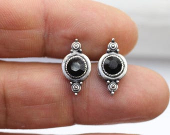Swarovski Crystal Stud Earrings, Elegant Rhinestone Earrings, 6mm Red Crystal Earrings, Round Stones Stud Earrings Made With Swarovski e07