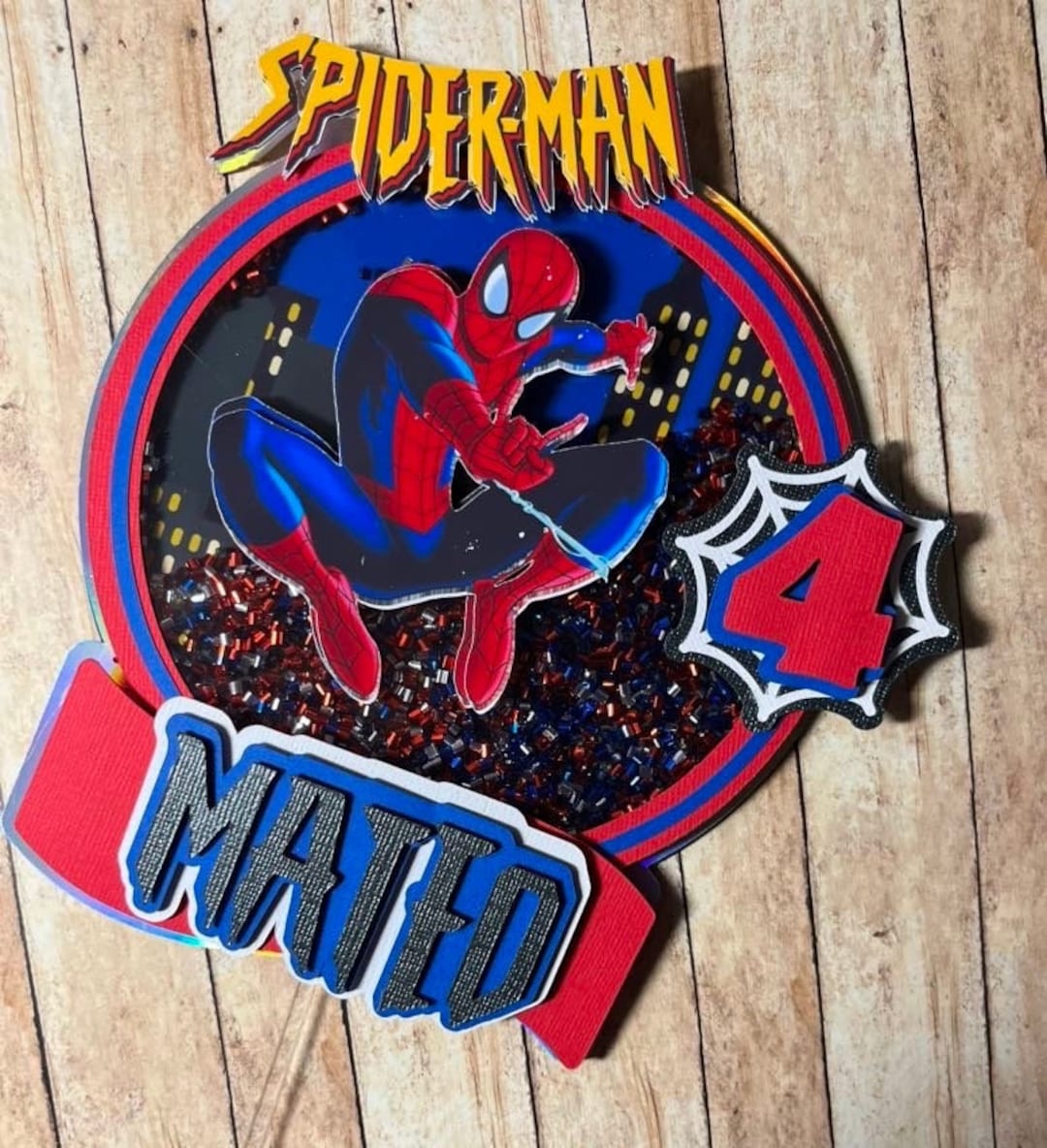 Spider man Cake Topper Shaker 3D Birthday Party Decor Etsy spider-man-cake-topper-shaker-3d-birthday-party-decor-etsy