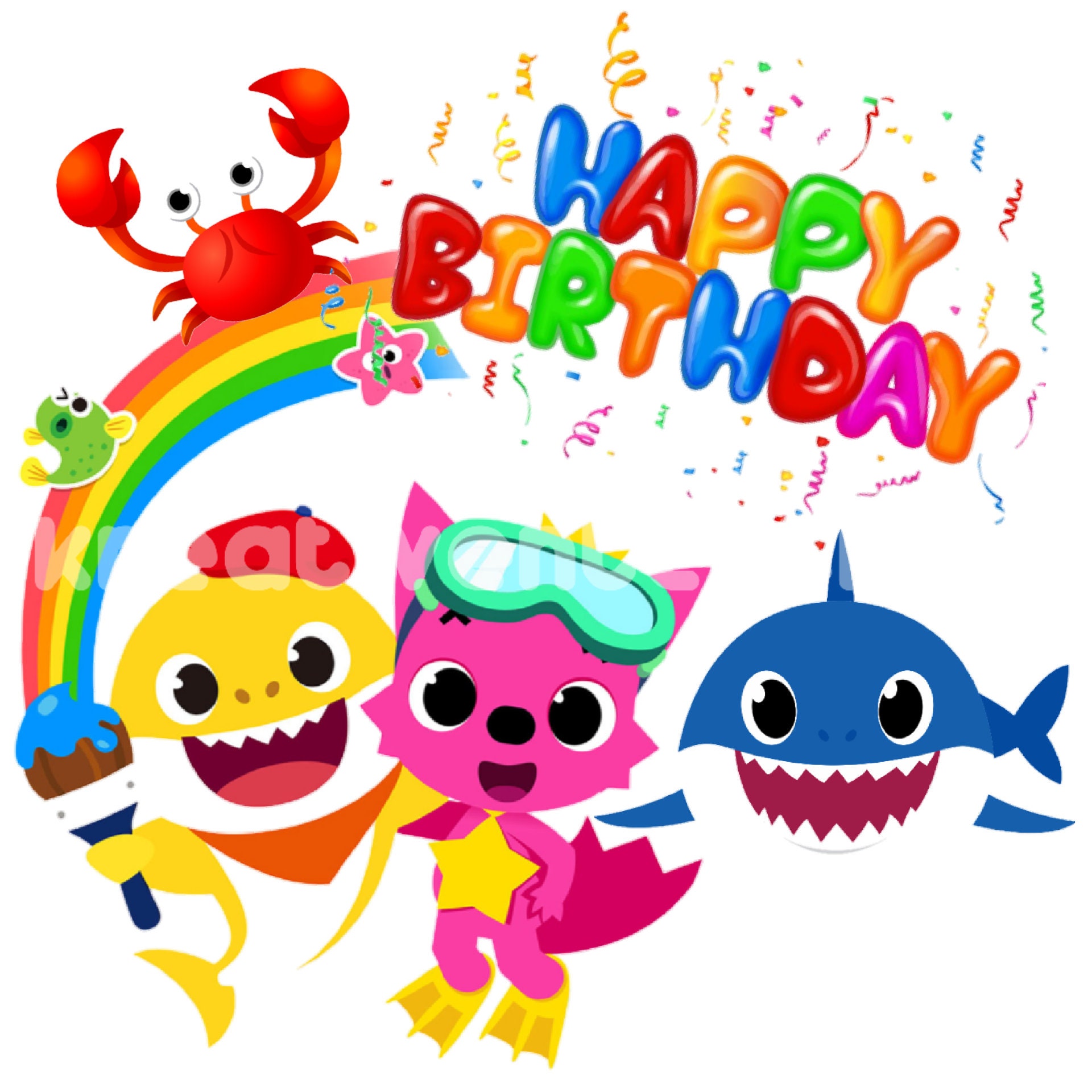 Baby Shark Birthday Png - Etsy Canada