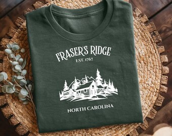 Fraser's Ridge T-Shirt: Outlander Fan Tee - North Carolina Design