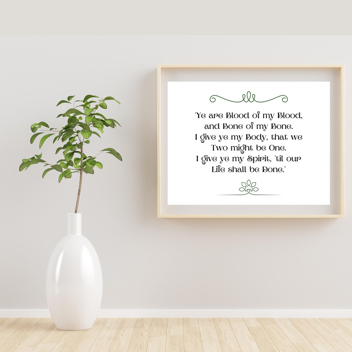 Outlander Vows Jamie Fraser Quote Print: Outlander Wedding Vows (digital Download) - Etsy