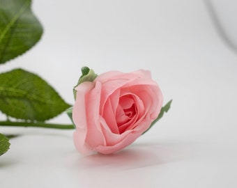 Ensemble de roses artificielles toucher réel et visuel 100% réel pour déco de mariage ou de la maison - 3 coloris : rouge, rose et blanc