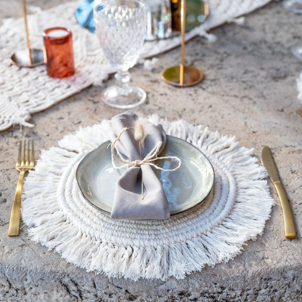 Set de Table en Macramé