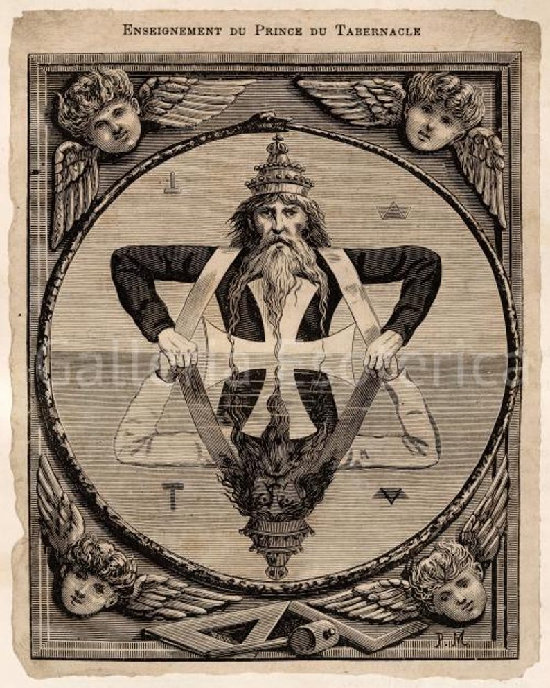 As Above So Below - Vintage Occult Esoteric Art, Hermeticism, Celestial Mechanics, Kybalion, Emerald Tablet, God, Magician, Poster Print Art