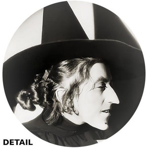 Wicked Witch of the West from Wizard of Oz Movie; Famous Vintage Photo of Actress Margaret Hamilton; Scary Scariest Poster Print Halloween