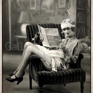Flapper Girl Vintage Photo | 1920s Antique Portrait | Roaring Twenties ...