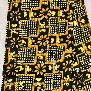 Nigerian Adire Batik Fabric: Handmade Polka Dot Cotton Sewing Fabric