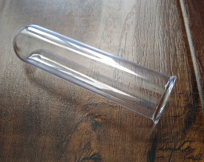 Clear Glass Storage Tubes and Corks Set of 10 3/4 Diameter X 6 Length