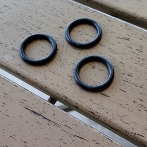 Set of 6 o&#39;rings for propagation test tubes, fits 25mm diameter