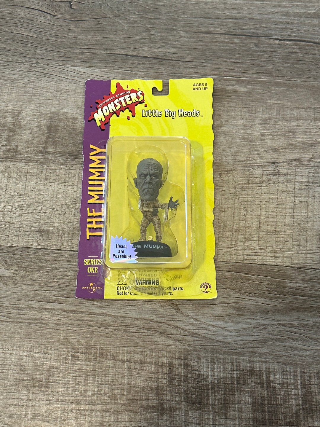 Little Big Heads Vtg. 1998 the Mummy Toy Universal Etsy