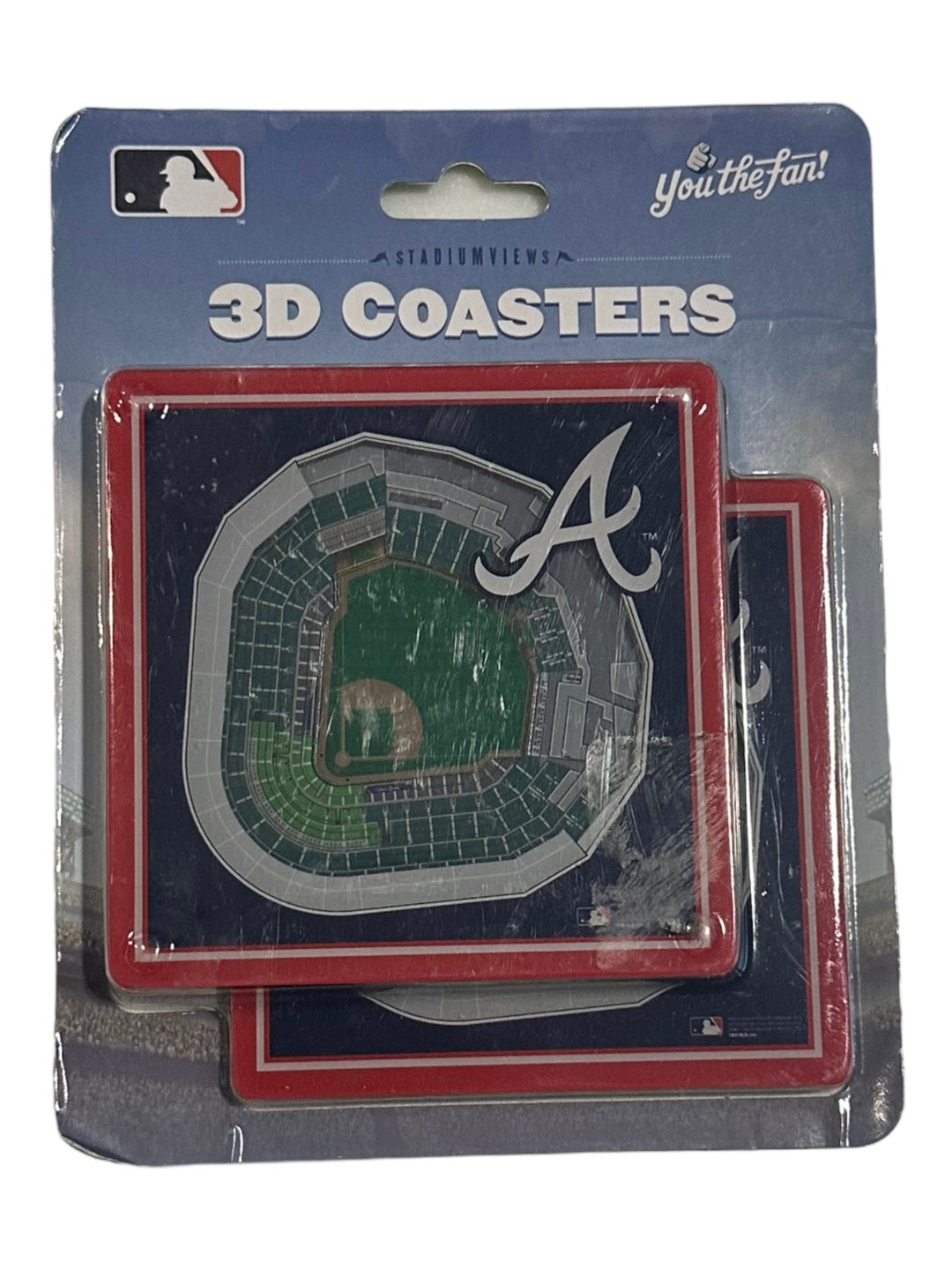 MLB Atlanta Braves 3D Stadium Views Coasters Etsy