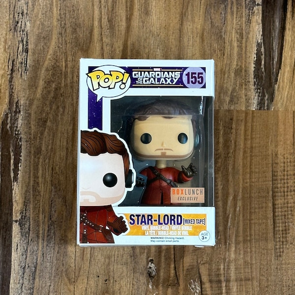 Funko POP! Guardians of the Galaxy #155 Star-Lord Mixed Tape Box Lunch Exclusive