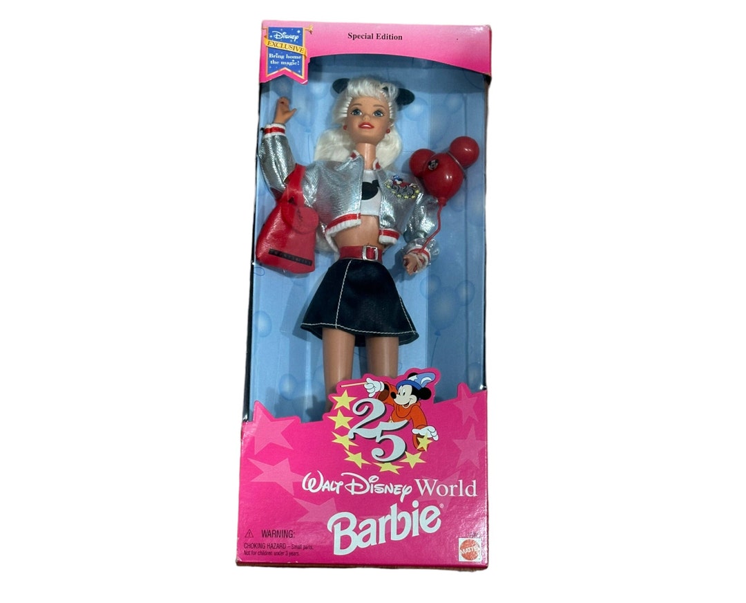 Walt Disney World 25TH Anniversary 1996 Barbie Doll Special Edition NIB NRFB - Etsy