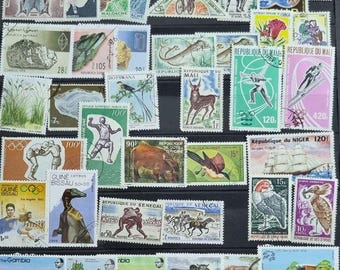 Francobolli africani d'epoca – Collezione selezionata – Nessun duplicato