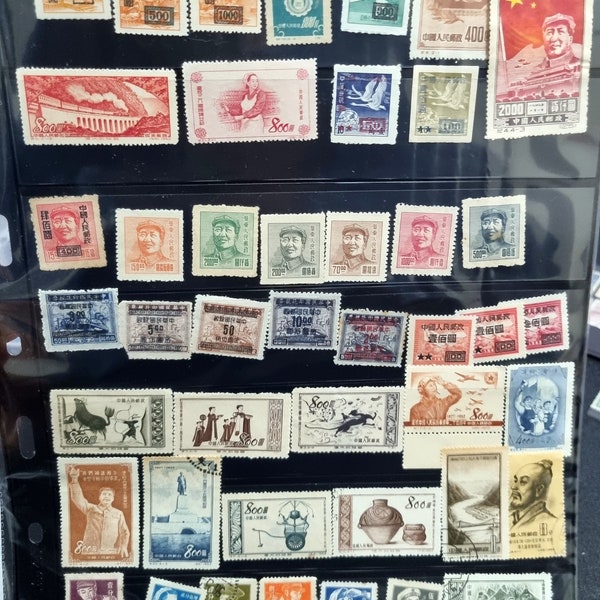 Vintage to Modern China stamps