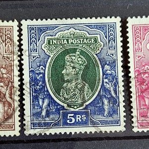 Sellos antiguos de la India Jorge VI