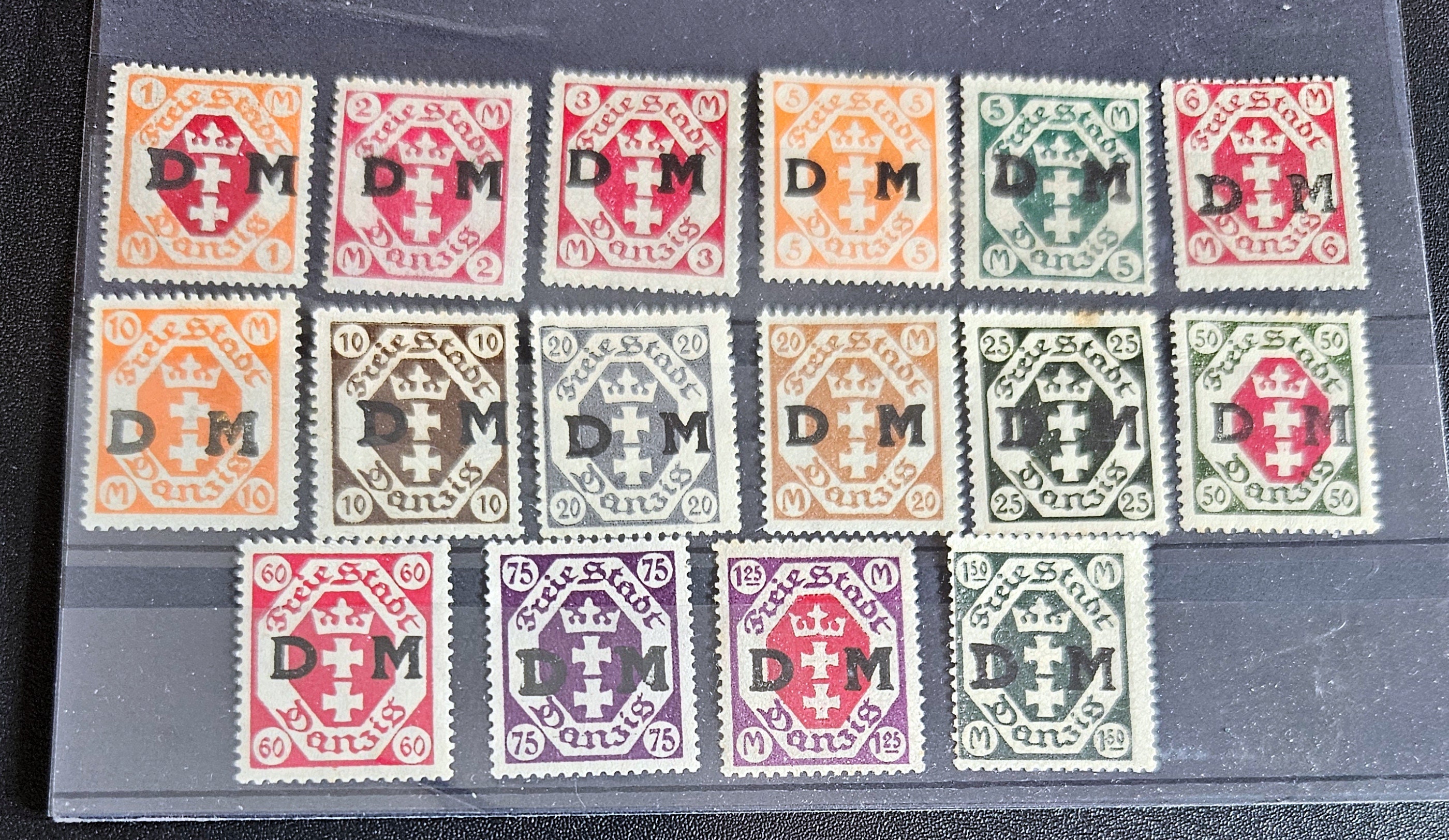 ☆ドイツ・ダンチヒ地方の切手 1920-39年 未/済混合 約 260種 切手