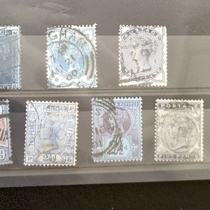 GB Queen Victoria vintage stamp sets