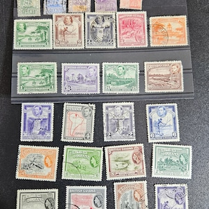 Sellos antiguos de la Guayana Británica de la Commonwealth británica