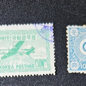 Vintage Korea stamps