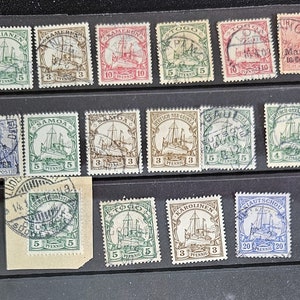 German Colonies Vintage stamps set 2