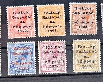 Vintage Ireland stamps