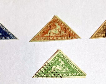 Cape of Good Hope Triangle set of stamps