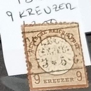 Vintage 1872 Germany stamps