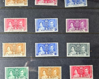 K I N G　古切手詰め合わせ 1937年 ジョージ6世戴冠式記念品 シンデレラ切手コレクション - Etsy 日本