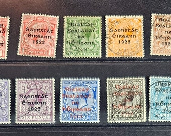 Vintage Ireland stamps