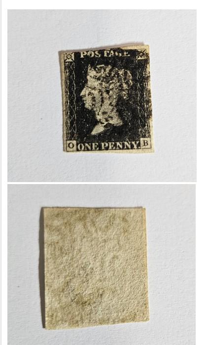 GB 1840 Penny Black Original Stamps - Etsy