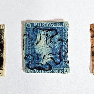 Sellos originales de penique negro GB 1840