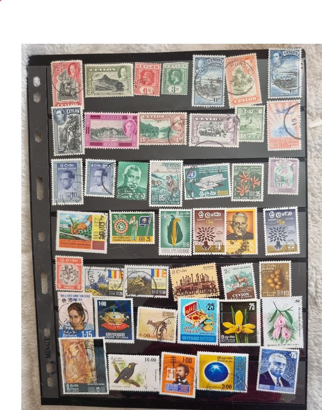 Ceylon Srilanka Stamps 50/100 Stamps All Different Including King