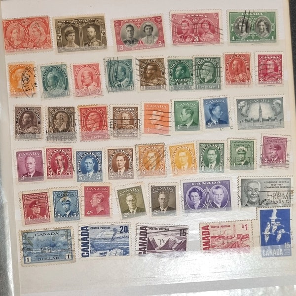 Canada stamps - Beautiful Vintage