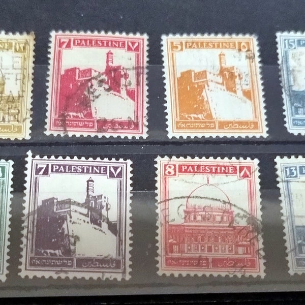 Timbres Palestine vintage 1918-1921