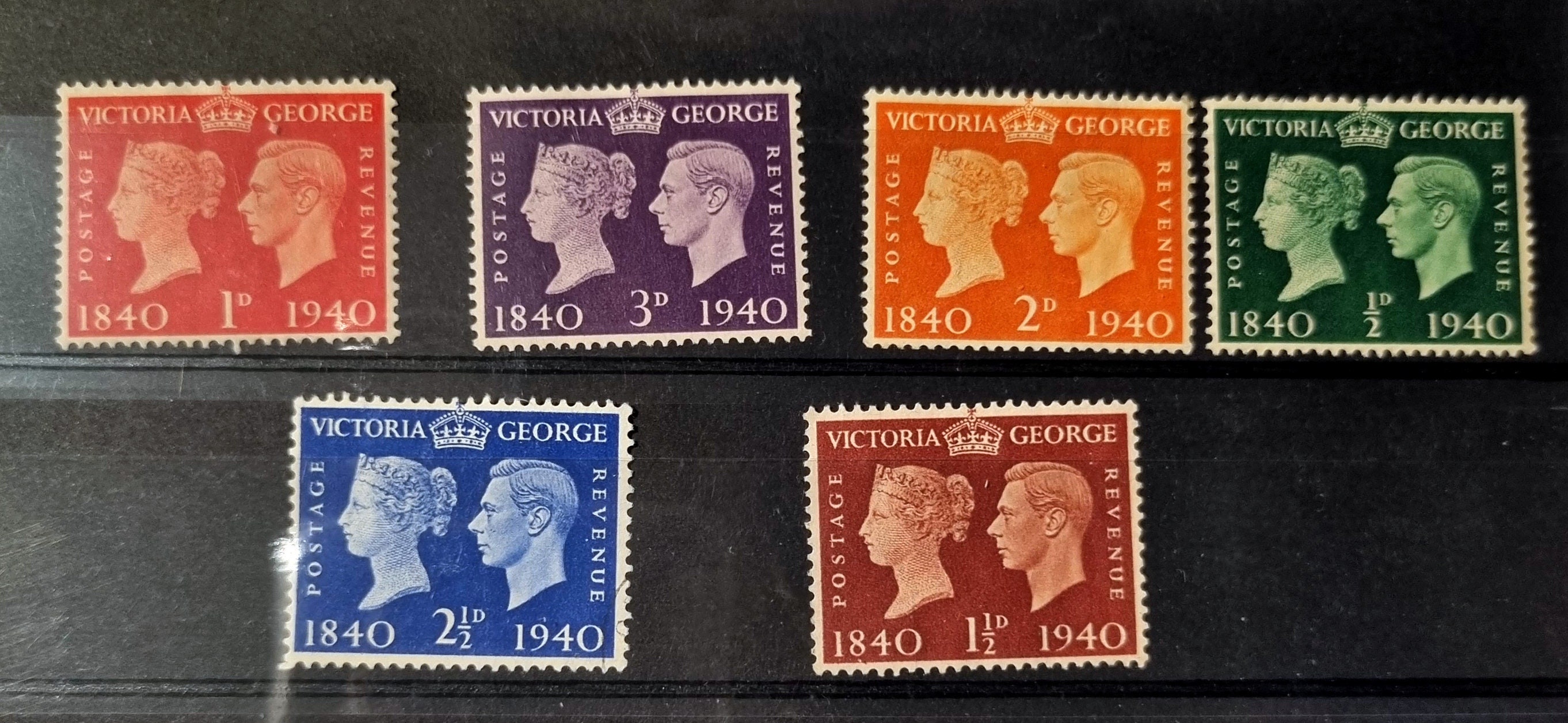 Vintage GB King VI Stamp Collections Etsy