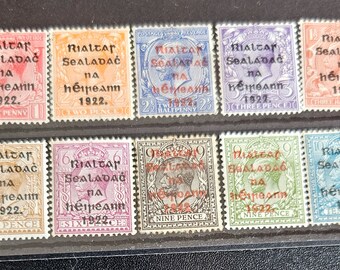 Vintage Ireland stamps