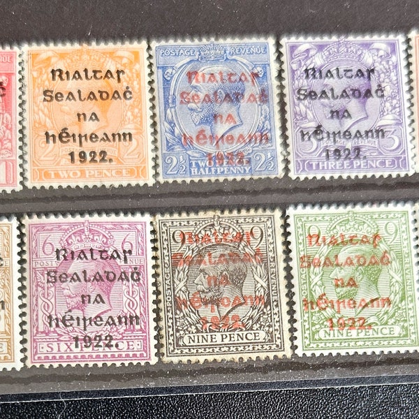 Vintage Ireland stamps